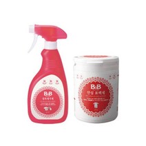 비앤비 얼룩제거제500ml+안심표백제500g, 1set