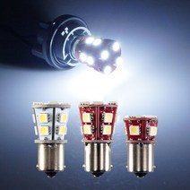 삼항LED 자동차량 5050 3칩 LED전구 램프 깜빡이등 브레이크등, 24V 국산 9발 더블 화이트LED, 1개