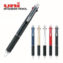 미쓰비시 유니 제트스트림 3색볼펜 SXE3-400-05 0.5mm, SXE3-400(0.5mm) 블랙, 블랙