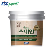 KCC 홈앤스테인 수성스테인 0.9L 오일스테인 친환경, PC100(투명)