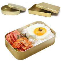 우야몰 국산 추억의 양은도시락 밴또 도시락 나들이 옛날 양철, 1개, 양은도시락04..사각3호