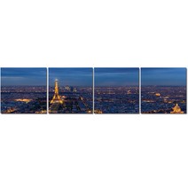 레드블랙 인테리어 소품 그림 4분할 정사각형 캔버스 액자세트 20종, 10