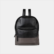 하이제니야 고급천연소가죽 시티스케이프 배색 백팩