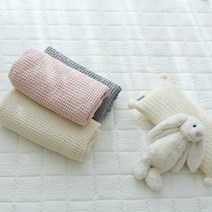 [타니홈] 모노 모달와플 여름 아기블랭킷 아기담요