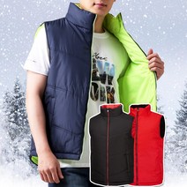 MRC 아동~성인 남여공용 양면 패딩 조끼 (2컬러)