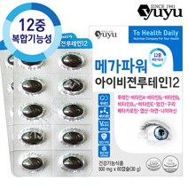 유유제약 메가파워 아이 비젼 12중복합 루테인 60캡슐, 1통