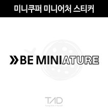 미니쿠퍼 미니어처 스티커 화살표 포인트 튜닝 데칼, 백색반사