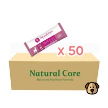 네츄럴코어 에코6 센시티브솔루션 연어 유기농 70% 강아지사료 샘플 (작은입자) 35g 1박스, 50개