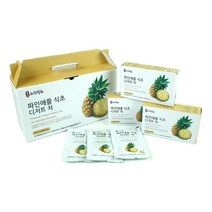 초산정 파인애플식초 디저트차 2.1kg (100g x 21팩), 1box, 2.1L, 21개