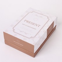 중앙패키지 PRESENT 롤 케익 2줄 상자 set 롤케익박스 베이커리용박스