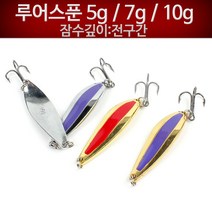 무한비투 루어스푼 루어낚시 메탈스푼 우럭 삼치 갈치 고등어, 루어스푼 10g(5.5cm)