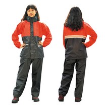 삼흥우의 오토바이 우의 상하의세트 SH-400 레드, M(90)