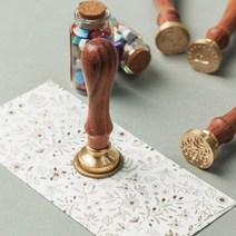 보냄 황동인장 알파벳 실링왁스, B
