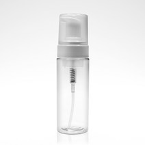 새로핸즈 거품형 버블 펌프 투명 용기 화이트캡 150ml, 단품