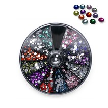 e세상 젤네일용품 모음 네일아트 네일스톤 네일글리터, 1세트, A스톤세트(12원형3.0mm)