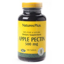 네이처스플러스 퓨어 & 내추럴 애플 펙틴 500mg 타블렛 글루텐 프리, 180개입, 1개
