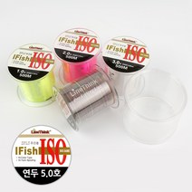 무한비투 ISO 500M 낚시줄 모노라인 민물 바다 나일론 원줄, IFISH ISO 연두 5.0호