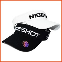 나이스샷 썬캡 썬바이저 골프썬캡, 블랙