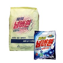 제이월드 가루세탁비누 대용량 세탁세제 가정 업소용, 800g, 1봉
