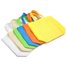 핌스토리 부직포 타포린 보조가방 선물가(베이직), 옐로우