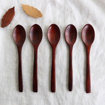 데이즈룸 옻칠 우드 티스푼 세트5P