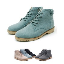 [브로그맨] 남자패딩워커 키높이워커 남자부츠 남성겨울워커 수제워커 마직 카키