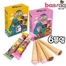 바스락 몬스터 빙빙 아이스콘과자 6봉입 (택1) 스낵/과자추천/과자쇼핑몰/인절미과자/초코렛/퍼지락/하루밀싹/허쉬쿠키/젤리추천/미니멘토스, 단일 수량, 단일 구성품