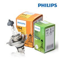 필립스 자동차 전조등 전구 H1 H3 H4 H7 H8 9006 HB3, H3 12V 55W, 1개