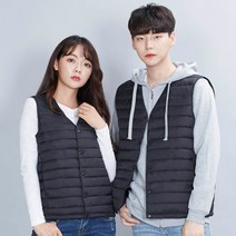 [브랜드플러스] 패딩조끼 남녀공용 V넥 경량 조끼