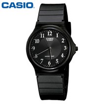 정품 카시오 CASIO MQ-24-1B3 남녀 공용 우레탄 밴트 수능 손목시계