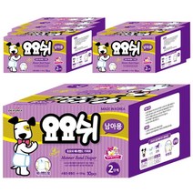 요요쉬 남아용 매너밴드 애견기저귀, 소형, 6개