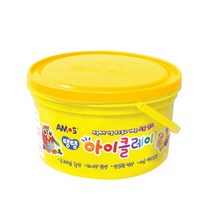 아모스 아이클레이 600g 벌크형 낱색, 노랑