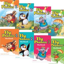 Fly Phonics 플라이 파닉스 StudentBook   WorkBook (CD포함) 1~4 선택구매 [전8권], 플라이파닉스 2 (스튜던트북 워크북)