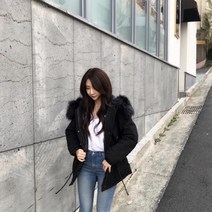래핏 빅라쿤 누빔 야상패딩