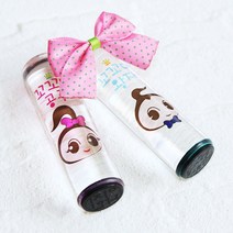 이안 인주없이 사용하는 꾸러기 만년도장 주문제작 캐릭터 스탬프, B3/특별해 여, D형서체_검정잉크