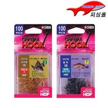 해동조구사/볼락바늘덕용100개/감성돔바늘덕용100개/ (상세설명참조)