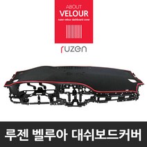 루젠 NF소나타 트랜스폼 맞춤형 논슬립 대쉬보드커버, 현대 투싼IX(상단네비매립형), 와인원단 와인테두리, 현대
