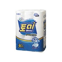 천연펄프 두루마리 무형광 엠보싱 3겹 6롤 10롤 30롤 화장지 휴지 고급화장지, 1팩