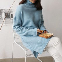 터틀넥트임니트원피스 1019990