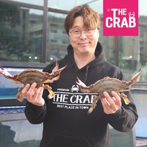더꽃게 활꽃게 (암꽃게 숫꽃게), 1개, (급랭) 숫꽃게 소 1kg (5미전후)