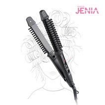 제니아 2in1 볼륨 헤어고데기 WJM-6600, 블랙