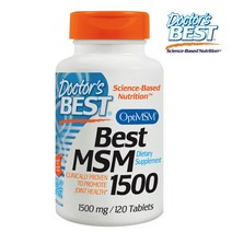 닥터베스트 msm 식이유황 1500mg 120정, 5병