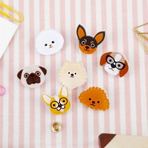 디자인아지트 [기성]캐릭터뱃지 댕댕이, 댕댕이12, 1개