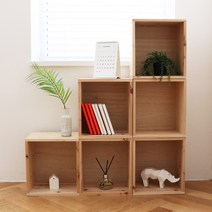 갤러리데코 삼나무 원목 공간박스, 대형(340)