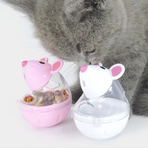고양이 노즈워크 마우스 오뚝이, 핑크, 1개