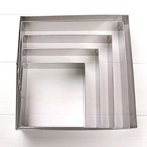 달곰베이킹 사각 무스링 높이5cm 미니~3호, 1개