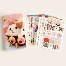 츄츄캣 다이어리 데코스티커 ver3, 츄츄캣다이어리데코스티커ver3