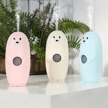 라온텐 바표 LED 무드등 가습기, pink