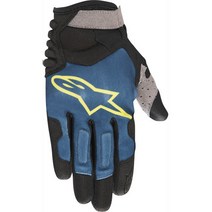 18 Alpinestars Linestorm Glove 자전거보호용장갑, 블루/옐로우