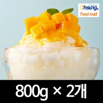 [오성식품] 애플망고800g *2개, 2개